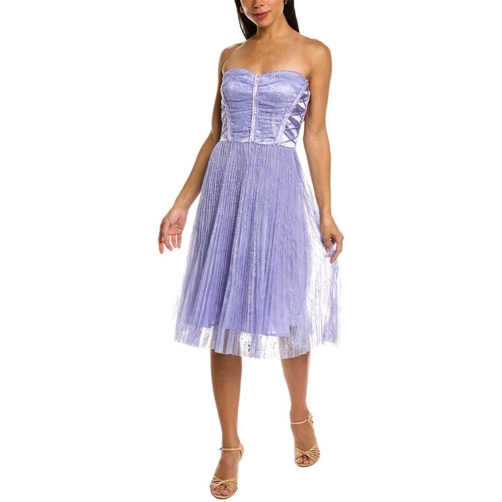 Elisabetta Franchi Womens Midi Dress, Purple